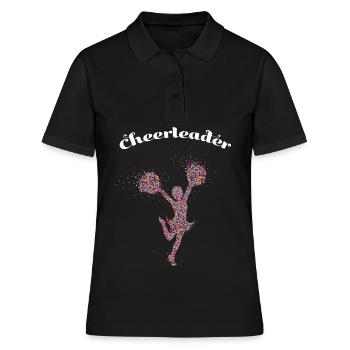 Cheerqueen Cheerleading Cheerleader Dancing - Women's Polo Shirt - black - Front - Ailine (174cm)