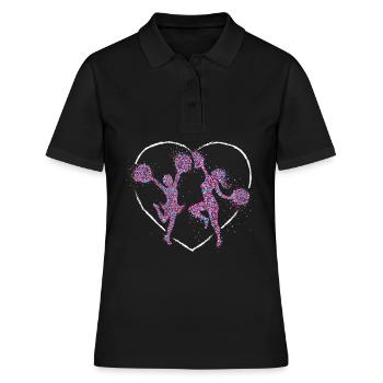 Cheerleader Cheerleading Dancer Trainer - Women's Polo Shirt - black - Front - Ailine (174cm)