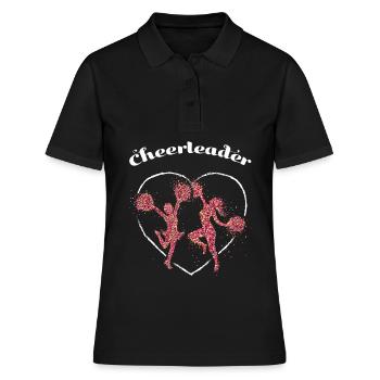 Cheerleader Cheerleader Cheerdance Trainer - Women's Polo Shirt - black - Front - Ailine (174cm)