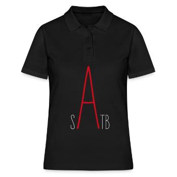 SATB Alto Chanteur Musicien Chorale Musique Ecole de musique - Polo Femme - noir - Devant - Ailine (174cm)