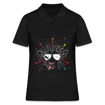 Carnaval de Cologne Carnaval de Cologne Confettis Carnaval Carnaval - Polo Femme - noir - Devant - Ailine (174cm)