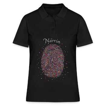 Carnaval Carnaval Confettis Fool Carnaval féminin - Polo Femme - noir - Devant - Ailine (174cm)