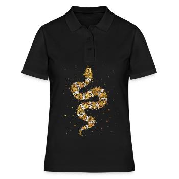 Serpent de lait Serpents Serpent reptile Serpent Serpent - Polo Femme - noir - Devant - Ailine (174cm)