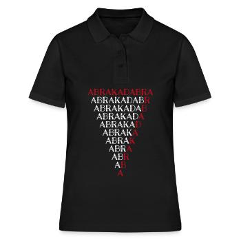 Abracadabra Illusionniste Hobby Magicien Tour de Magie - Polo Femme - noir - Devant - Ailine (174cm)