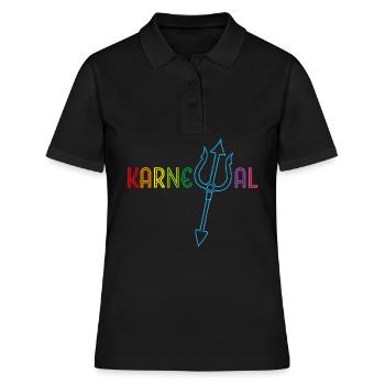 Cologne Carnival Carnival Confetti Cologne Kölle Alaaf - Women's Polo Shirt - black - Front - Ailine (174cm)