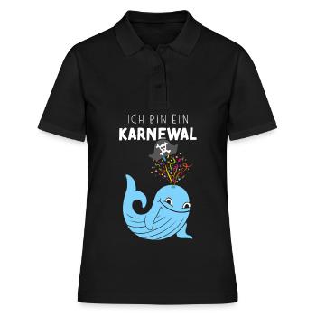 I'm a Carnival, Carnival, Confetti, Pirate, - Women's Polo Shirt - black - Front - Ailine (174cm)