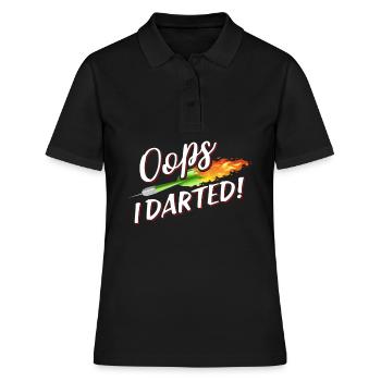 Fléchettes Dart Dartboard Bullseye Dart Gift - Polo Femme - noir - Devant - Ailine (174cm)
