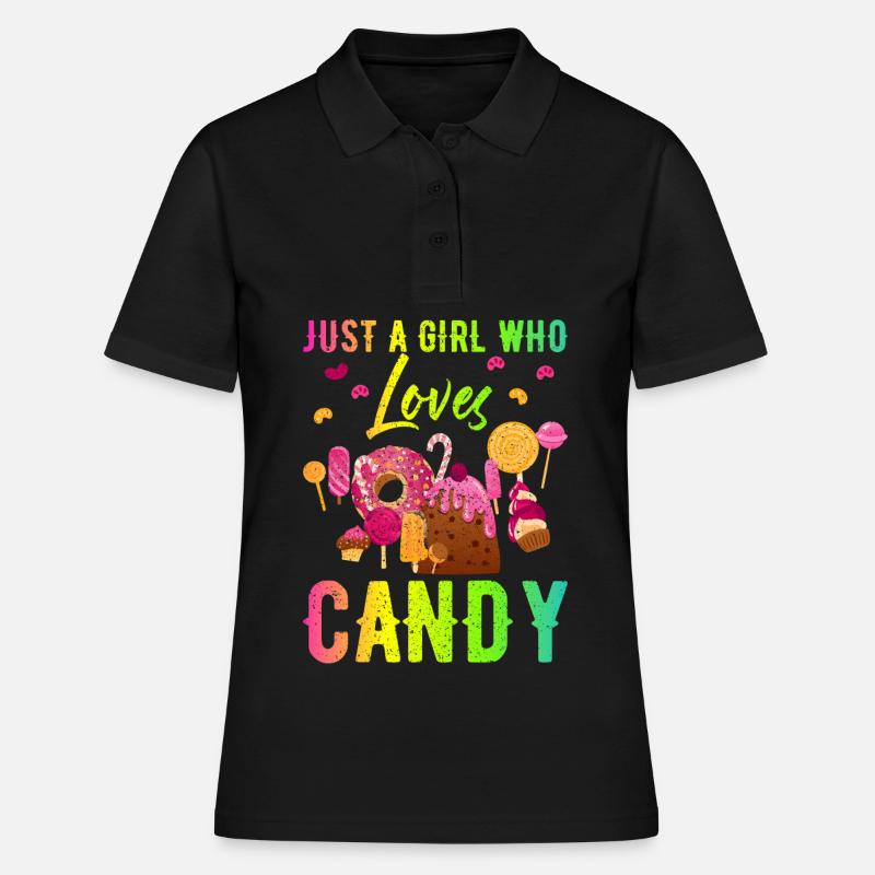 Sweets - Women's Polo Shirt - black