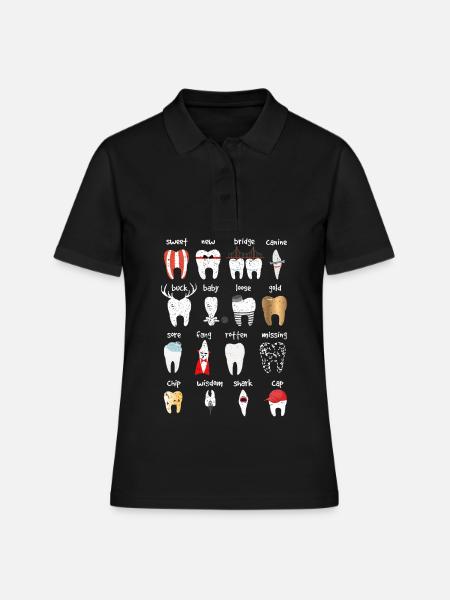 Zahnarzt - Frauen Polo Shirt - Schwarz