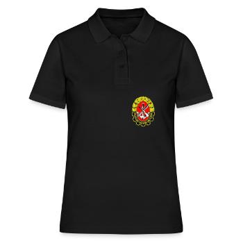 DDR Gesellschaft Für Sport Und Technik - Frauen Polo Shirt - Schwarz - Vorne - Ailine (174cm)