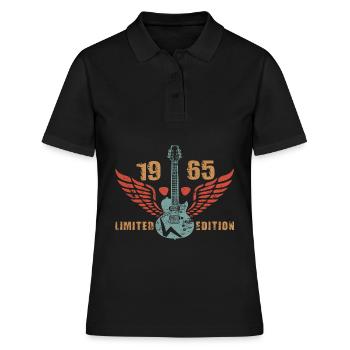 Guitariste Guitariste Guitariste 1965 - Polo Femme - noir - Devant - Ailine (174cm)