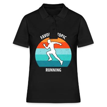 Faire du jogging - Polo Femme - noir - Devant - Ailine (174cm)