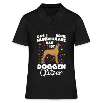 Grand Danois Chien Fan Chien Propriétaire Chien Chien Amour - Polo Femme - noir - Devant - Ailine (174cm)