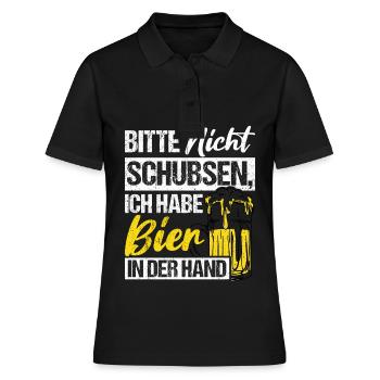 Bière Boire de la bière Fun Pub Boire Boire Spree Beer Tr - Polo Femme - noir - Devant - Ailine (174cm)