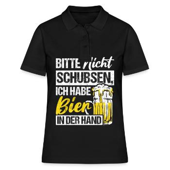 Bière Boire de la bière Fun Pub Boire Boire Spree Beer Tr - Polo Femme - noir - Devant - Ailine (174cm)
