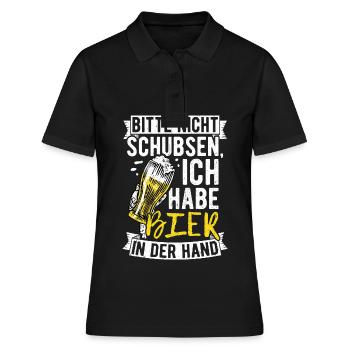Bière Boire de la bière Fun Pub Boire Boire Spree Beer Tr - Polo Femme - noir - Devant - Ailine (174cm)