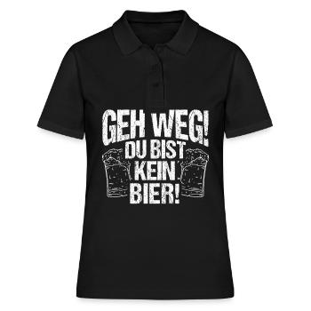 Bière Boire de la bière Fun Pub Boire Boire Spree Beer Tr - Polo Femme - noir - Devant - Ailine (174cm)