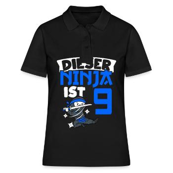 Cette ceinture ninja 9 ans Ninja Ninja L - Polo Femme - noir - Devant - Ailine (174cm)