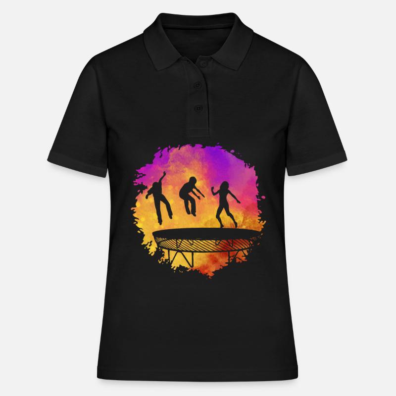 Trampoline - Polo Femme - noir