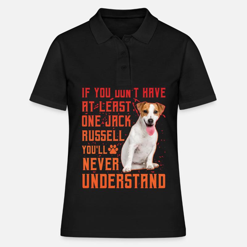 Jack Russell - Polo Femme - noir