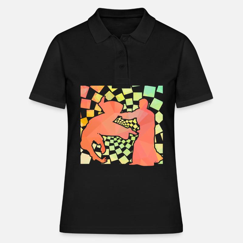 Aïkido - Polo Femme - noir