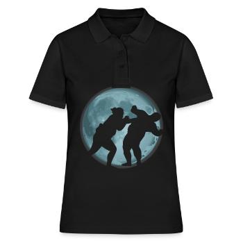 Sumo - Frauen Polo Shirt - Schwarz - Vorne - Ailine (174cm)