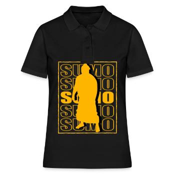 Sumo - Frauen Polo Shirt - Schwarz - Vorne - Ailine (174cm)