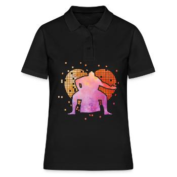 Sumo - Frauen Polo Shirt - Schwarz - Vorne - Ailine (174cm)
