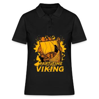 Part Time Viking - Women's Polo Shirt - black - Front - Ailine (174cm)