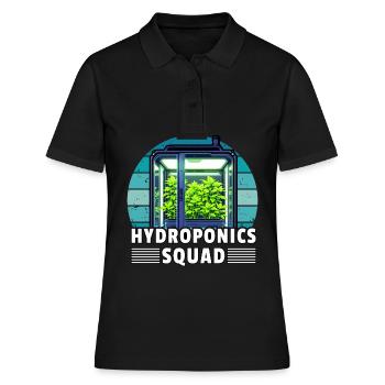 Hydroponics Squad - Women's Polo Shirt - black - Front - Ailine (174cm)