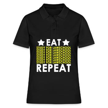 Law studies - Women's Polo Shirt - black - Front - Ailine (174cm)