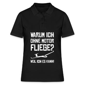 Gliding glider - Women's Polo Shirt - black - Front - Ailine (174cm)