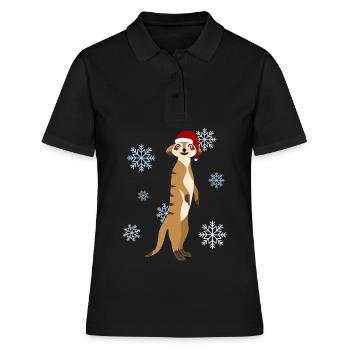 Bonnet de Noel de Noël suricate - Polo Femme - noir - Devant - Ailine (174cm)