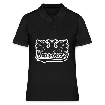 Duisburg Wappen Duisburger - Frauen Polo Shirt - Schwarz - Vorne - Ailine (174cm)