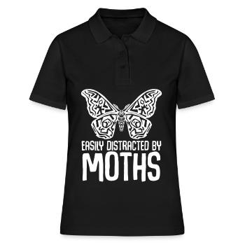 Motten Meme Motte - Polo Femme - noir - Devant - Ailine (174cm)