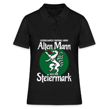 Österreich Steiermark - Frauen Polo Shirt - Schwarz - Vorne - Ailine (174cm)