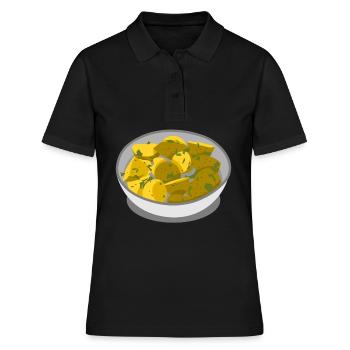Salade de pommes de terre Pommes de terre Salade de pommes de terre - Polo Femme - noir - Devant - Ailine (174cm)