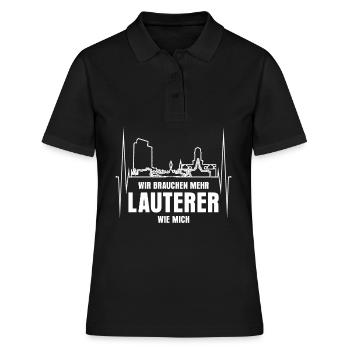 Kaiserslautern Lauterer Kaiserslauterer - Polo Femme - noir - Devant - Ailine (174cm)