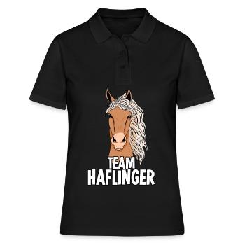 Équipe Haflinger Haflingers - Polo Femme - noir - Devant - Ailine (174cm)