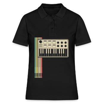 Synthétiseur Synthétiseurs modulaires analogiques - Polo Femme - noir - Devant - Ailine (174cm)