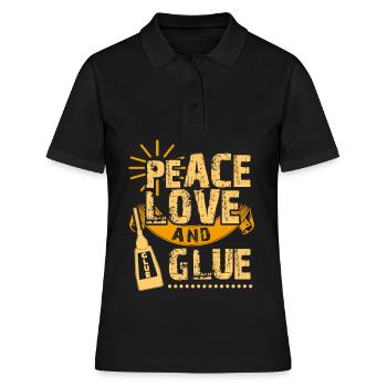 Modellbau Tabletop Spruch Modellbauer - Frauen Polo Shirt - Schwarz - Vorne - Ailine (174cm)