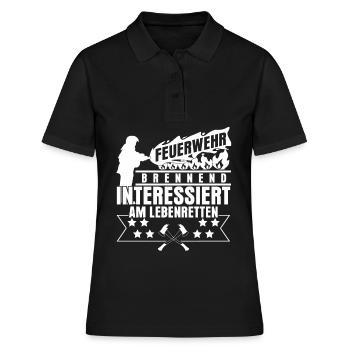 Youth Fire Brigade Fire Brigade - Women's Polo Shirt - black - Front - Ailine (174cm)