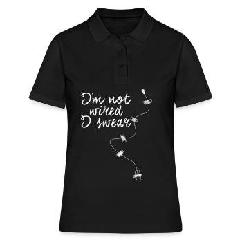 Dispositif d’écoute Espion Mikofon Espion - Polo Femme - noir - Devant - Ailine (174cm)
