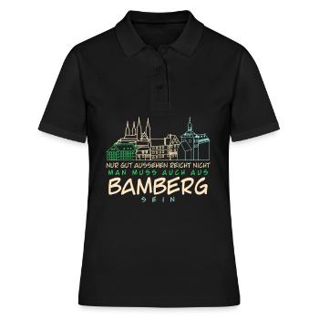 Bamberg Sites Bamberger - Polo Femme - noir - Devant - Ailine (174cm)