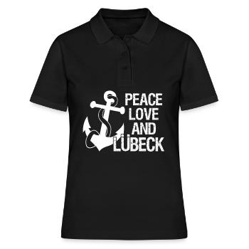 Lübeck schöner Spruch Lübecker - Frauen Polo Shirt - Schwarz - Vorne - Ailine (174cm)