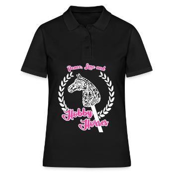 Hobby Horse Rider Hobbyhorse - Polo Femme - noir - Devant - Ailine (174cm)