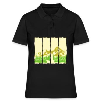 Watzmann Alpinisme Massif du Watzmann - Polo Femme - noir - Devant - Ailine (174cm)