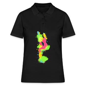 Gymnastique Gymnastique Gymnastique - Polo Femme - noir - Devant - Ailine (174cm)