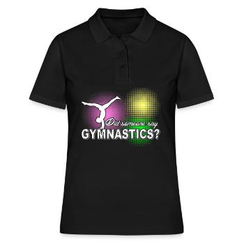 Gymnastics - Women's Polo Shirt - black - Front - Ailine (174cm)