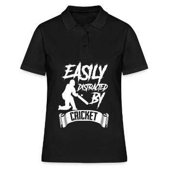 Cricket Cricketers Balle de cricket - Polo Femme - noir - Devant - Ailine (174cm)